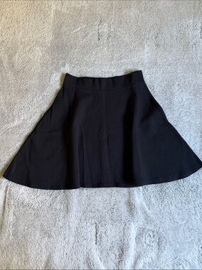 Charlotte Russe Black Skater Skirt